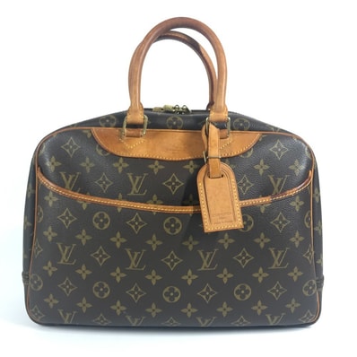 ルイヴィトン LOUIS VUITTON ドーヴィル M47270 モノグラム カバン トートバッグ ミニボストンバッグ ハンドバッグ モノグラムキャンバス ブラウン