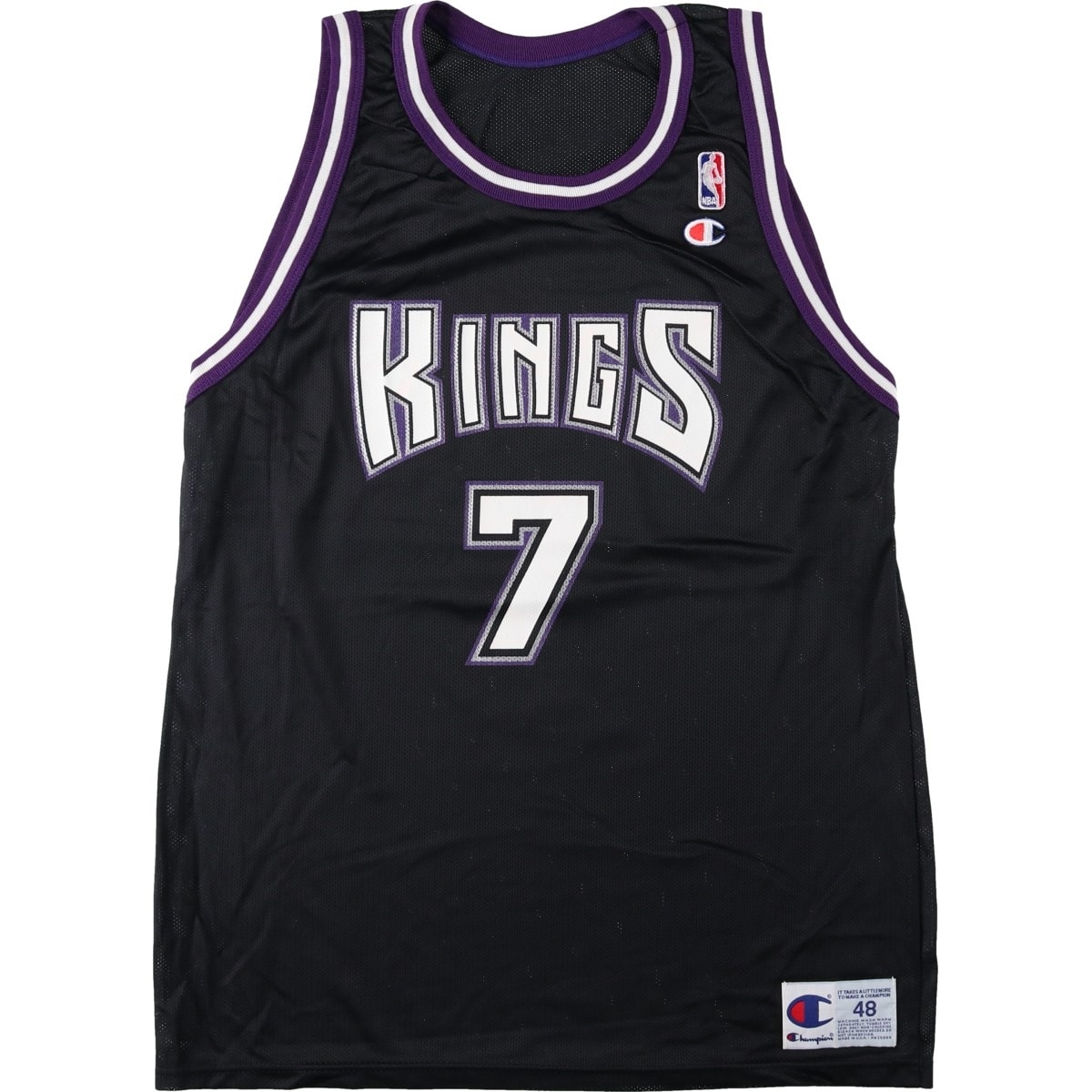古着 90年代 チャンピオン Champion NBA SACRAMENTO KINGS サクラメント キングス メッシュ ゲームシャツ レプリカユニフォーム USA製 メンズL相当 ヴィンテージ/eaa662684