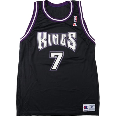 古着 90年代 チャンピオン Champion NBA SACRAMENTO KINGS サクラメント キングス メッシュ ゲームシャツ レプリカユニフォーム USA製 メンズL相当 ヴィンテージ/eaa662684