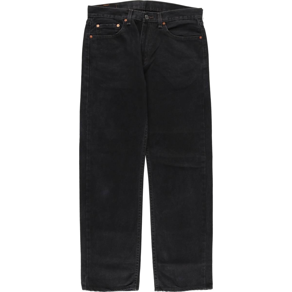 古着 リーバイス Levi's 505 ブラックデニム テーパードデニムパンツ メンズw34相当/eaa483020