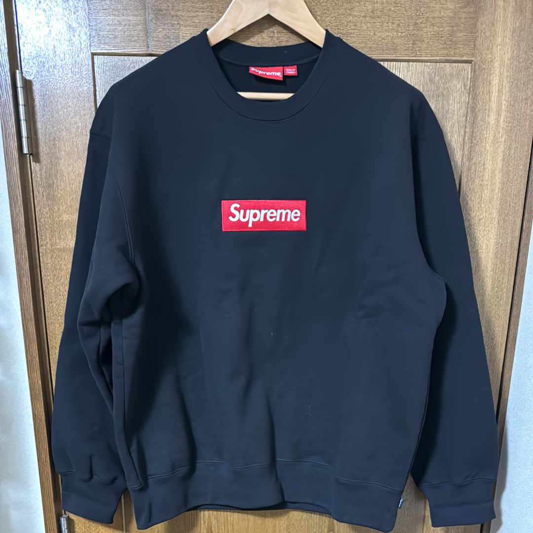 Supreme Box Logo Crewneck "Black" (22FW)