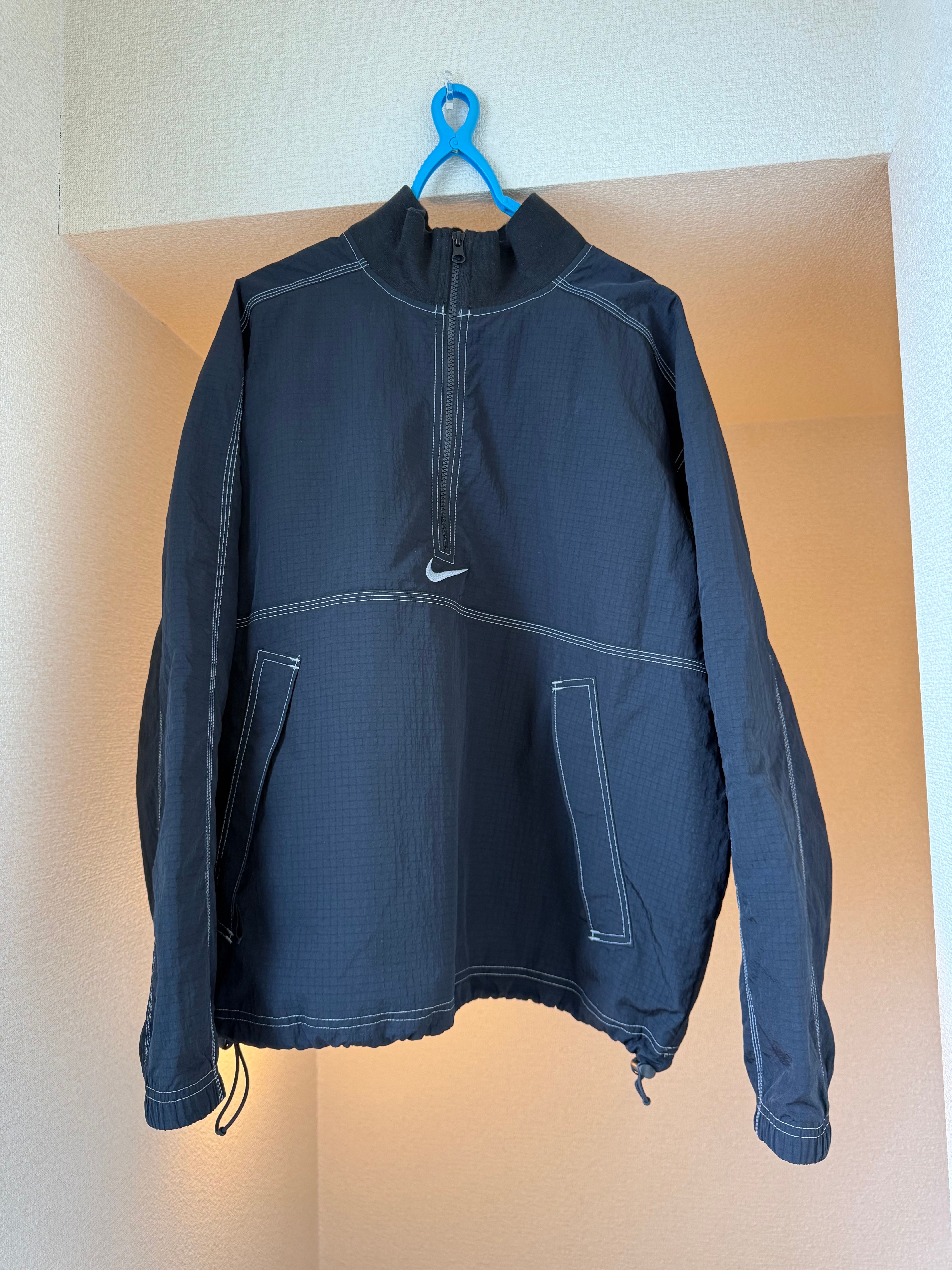 Supreme x Nike Ripstop Pullover "Black"