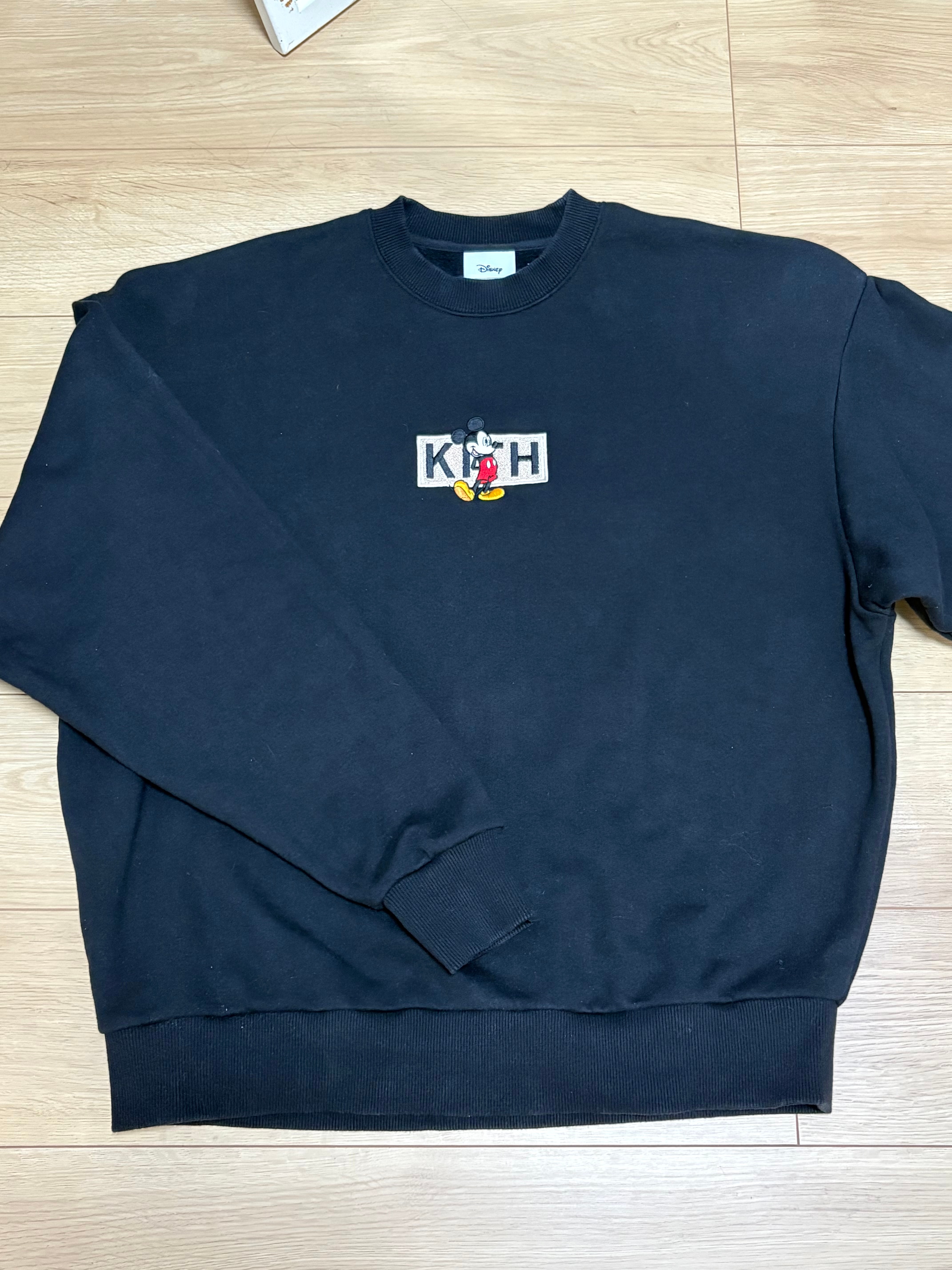 Kith x Disney Mickey & Friends Cyber Monday Mickey Classic Logo Crewneck "Black"
