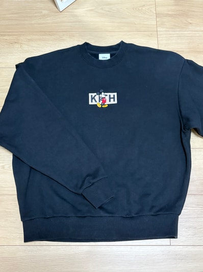 Kith x Disney Mickey & Friends Cyber Monday Mickey Classic Logo Crewneck "Black"