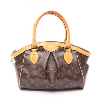 ルイ・ヴィトン LOUIS VUITTON ティヴォリPM ハンドバッグ バッグ PVCコーティングキャンバス レザー モノグラム レディース ブラウン系 M40143 【中古】