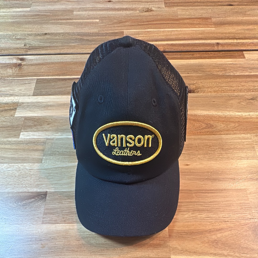 Supreme x HYSTERIC GLAMOUR Vanson Leather Mesh Back 6-Panel "Black"