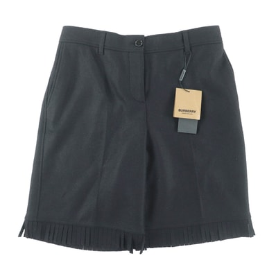 未使用品 バーバリー ショートパンツ ブラック レディース 40 8046913
