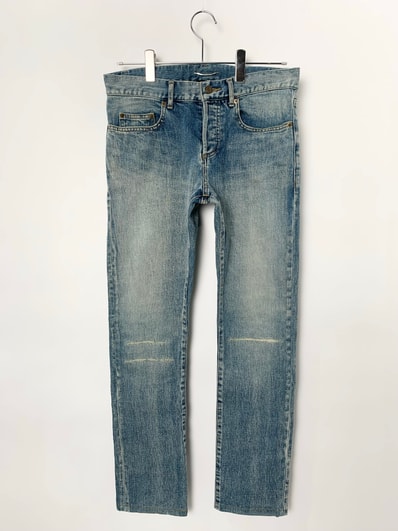 サンローランパリ 399991 Y915I ダメージ加工デニムパンツ