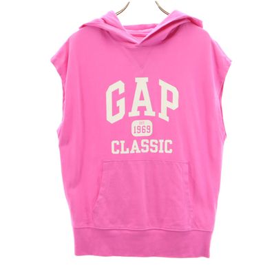 GAP ギャップ ノースリーブ パーカー XXS ピンク
