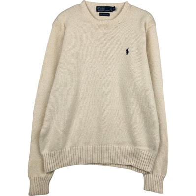 古着 ラルフローレン Ralph Lauren POLO by Ralph Lauren コットンニットセーター メンズM相当/eaa627428