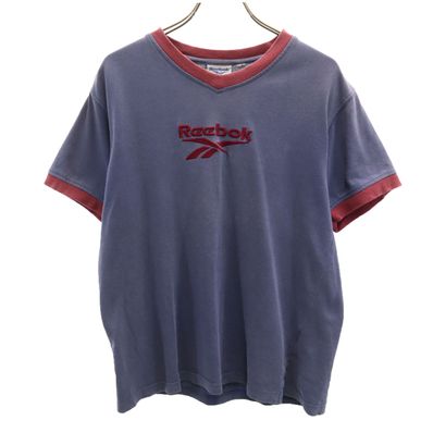 Reebok 90s 半袖 Vネック Tシャツ