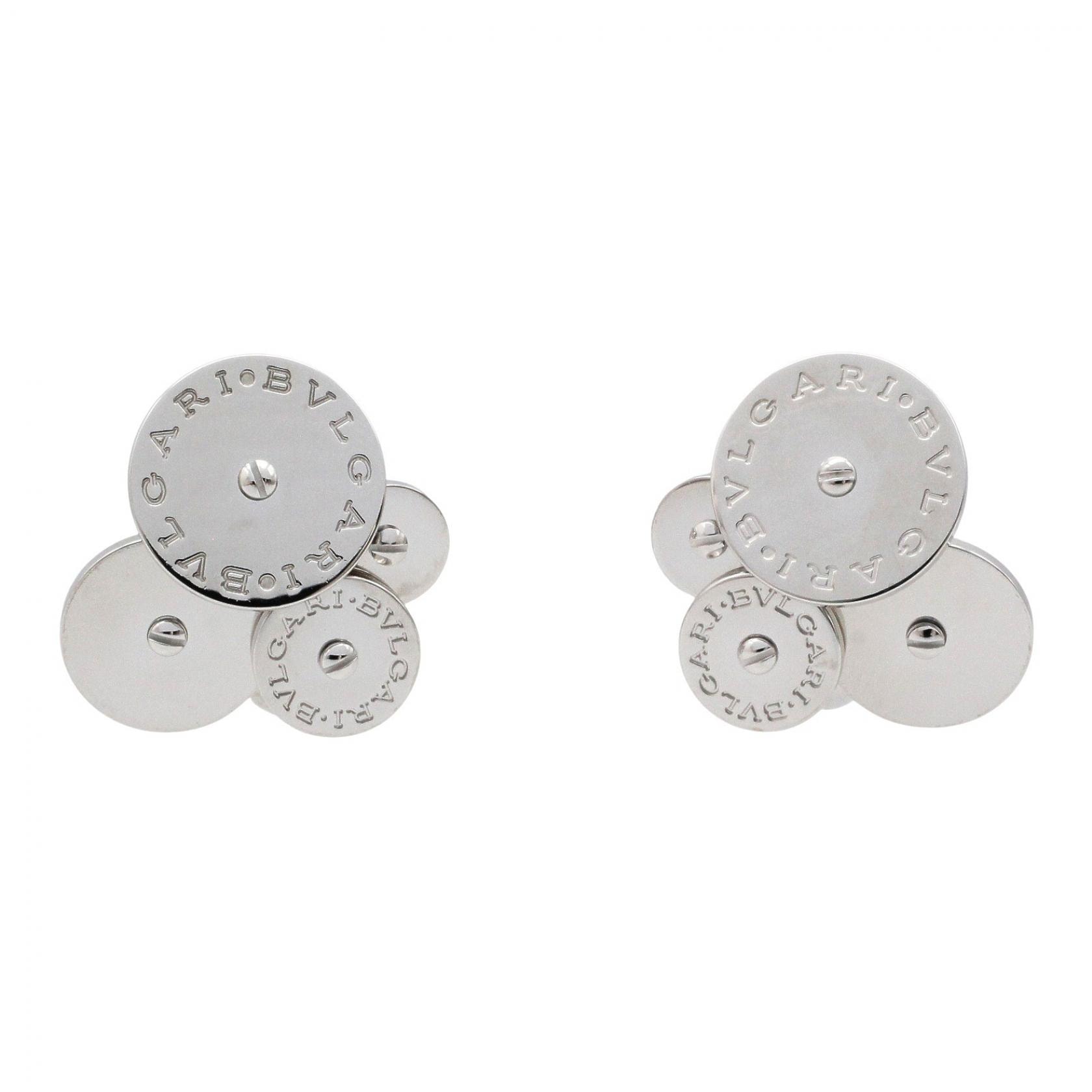 ブルガリ BVLGARI チクラディ ピアス ピアス ジュエリー K18WG(ホワイトゴールド) レディース シルバー系 【中古】