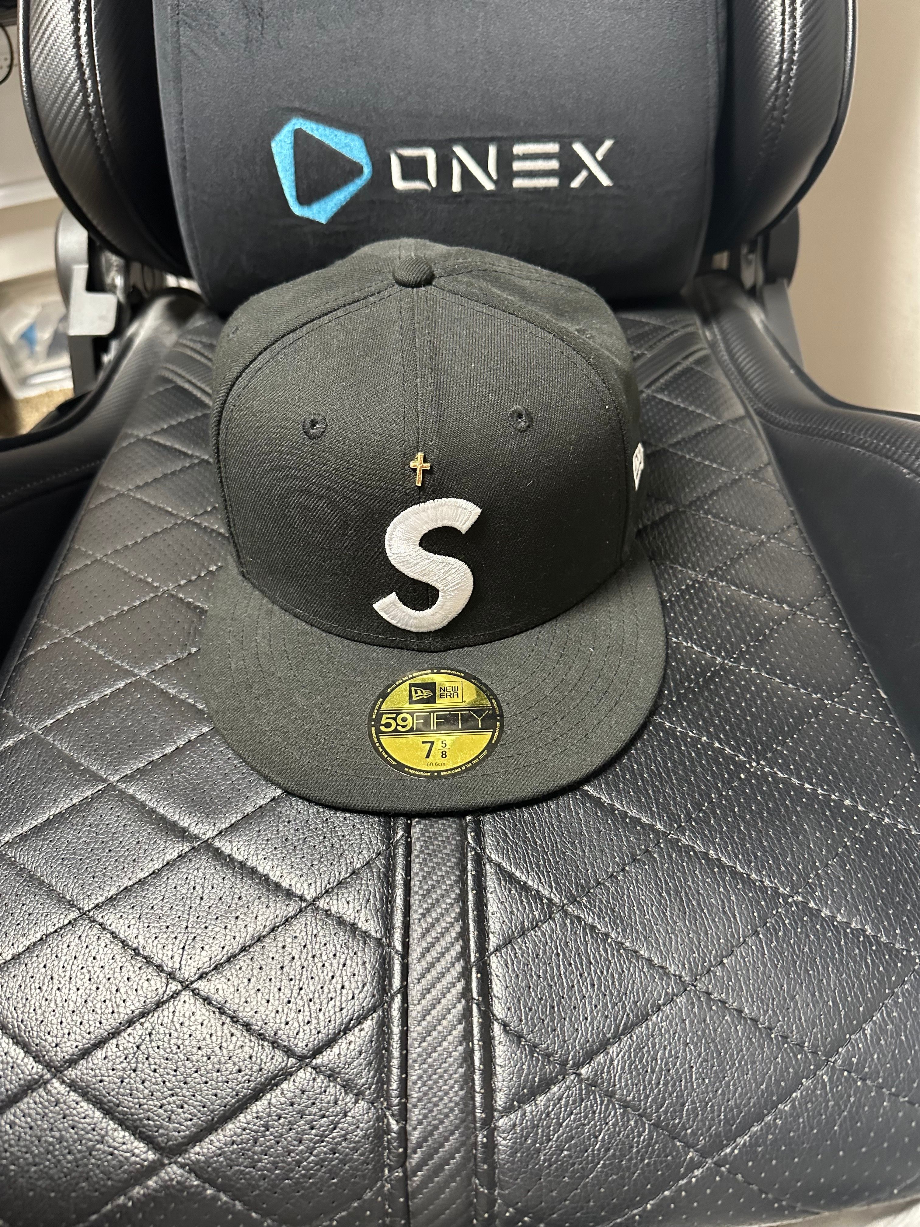 Supreme Gold Cross S Logo New Era "Black"