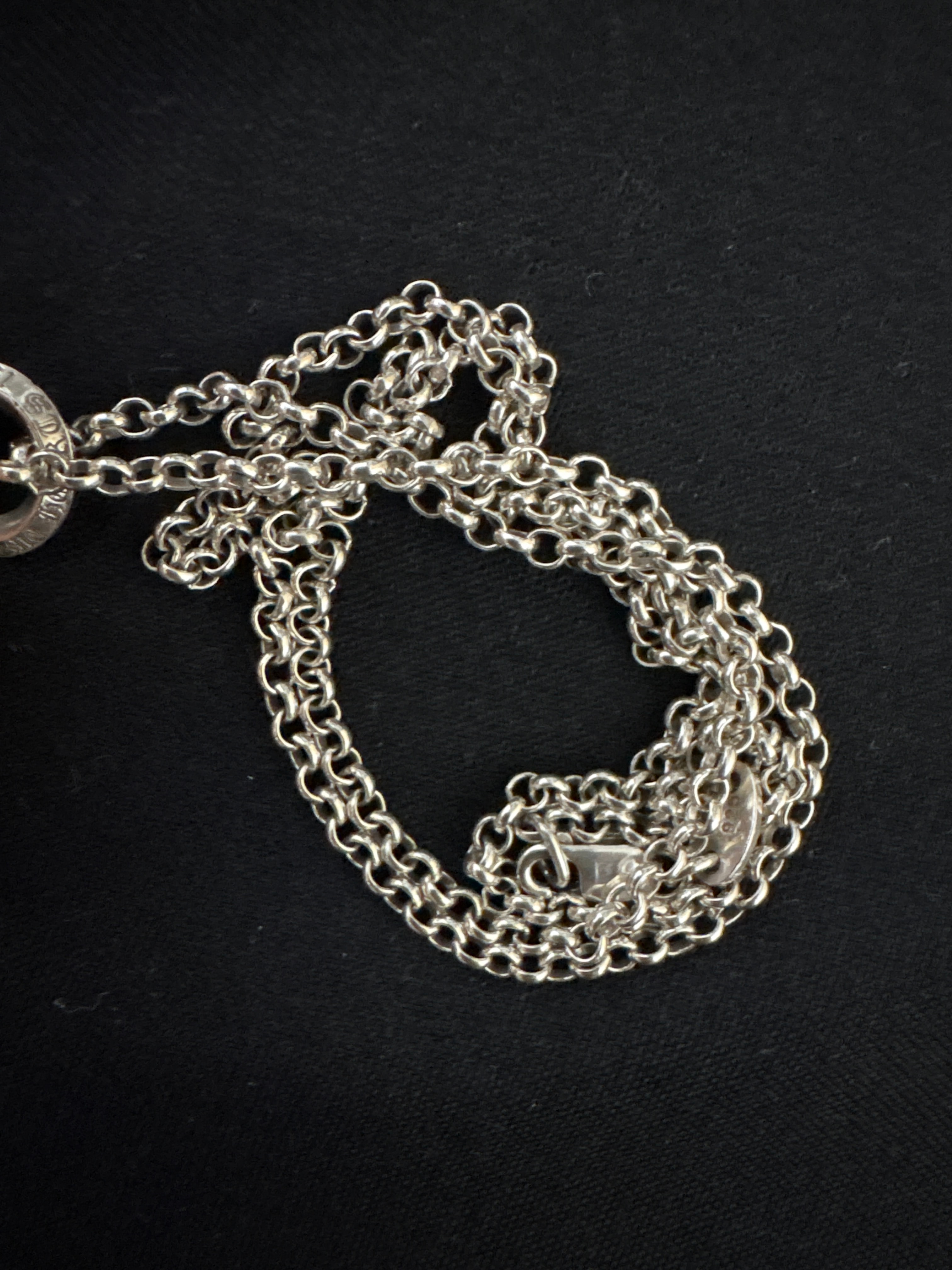 Chrome Hearts Roll Chain Necklace "Silver"