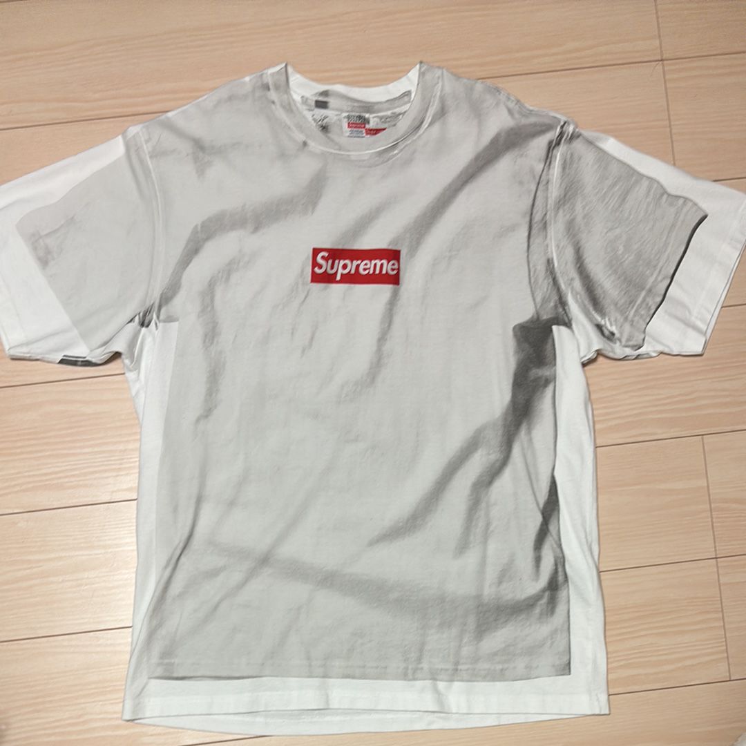 Supreme x MM6 Maison Margiela Box Logo Tee "White"