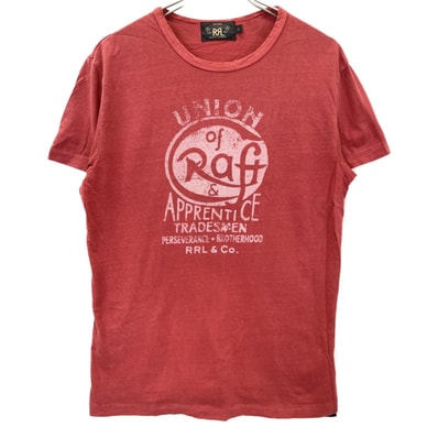 ダブルアールエル レッド ヴィンテージ半袖Tシャツ S