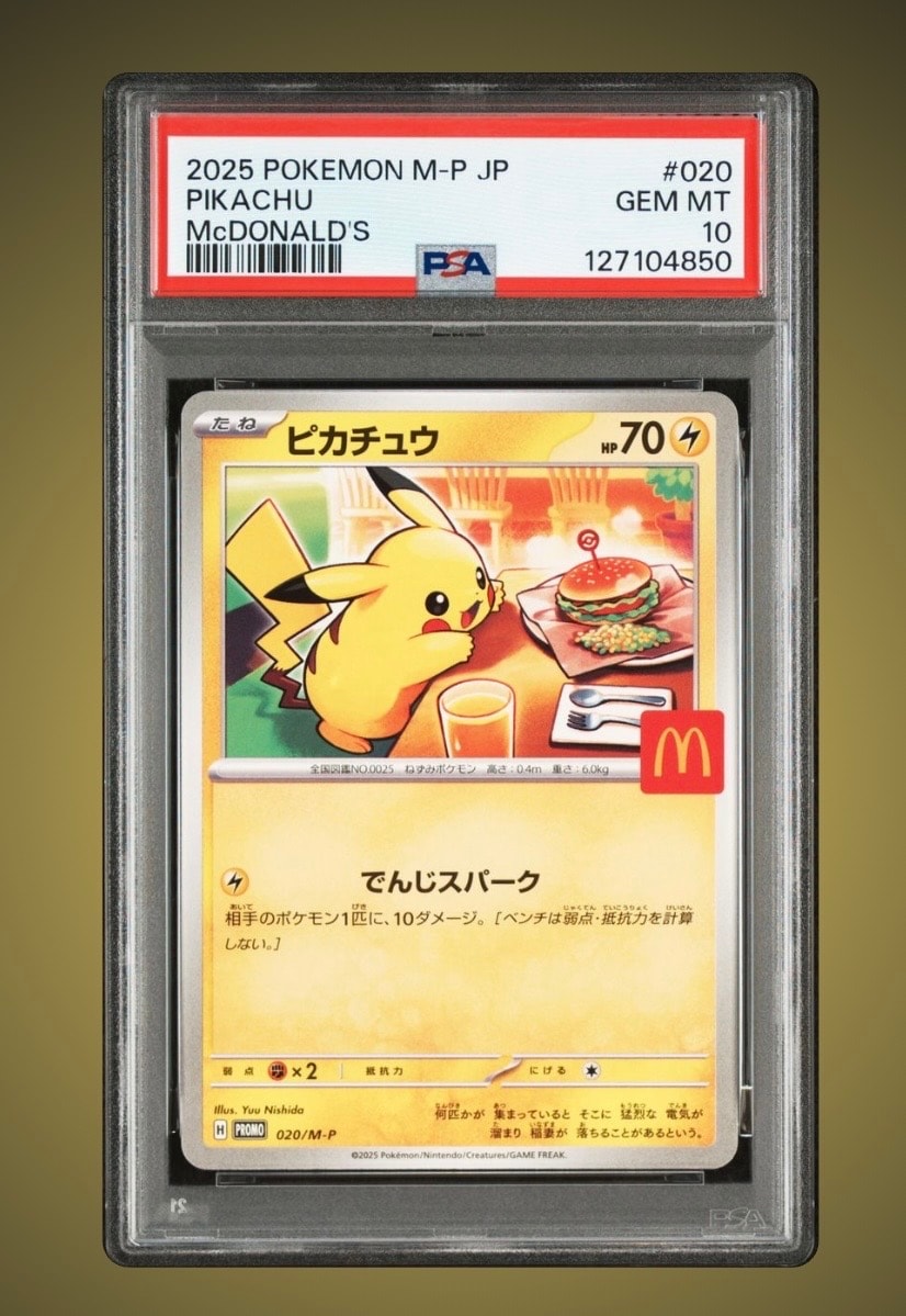 ピカチュウ P [M-P 020](プロモカードパック「マクドナルド ハッピーセット2025」)