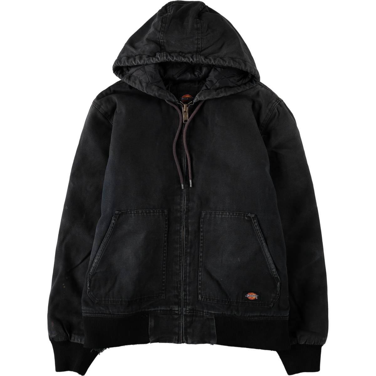 古着 ディッキーズ Dickies アクティブジャケットタイプ 中綿入り ダックフルジップパーカー メンズXL相当/eaa673756