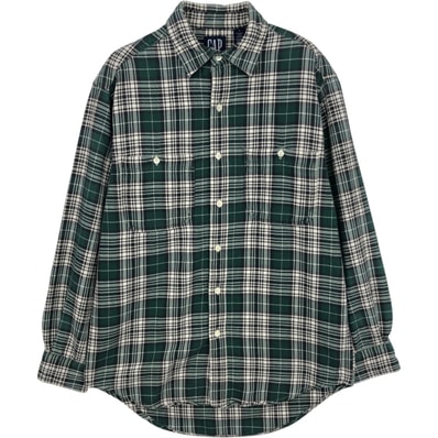 古着 90年代 ギャップ GAP オールドギャップ タータンチェック 長袖 フランネルチェックシャツ メンズS相当 ヴィンテージ/eaa637970