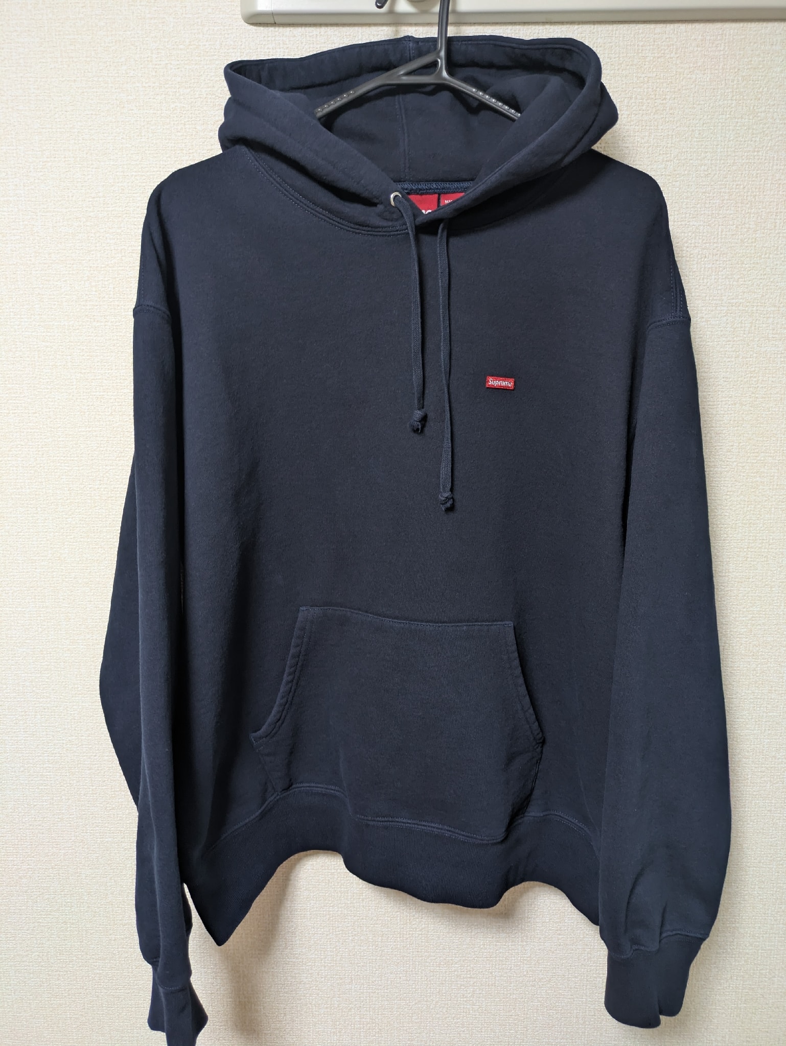 Supreme Small Box Hooded Sweatshirt "Navy" (24FW)
