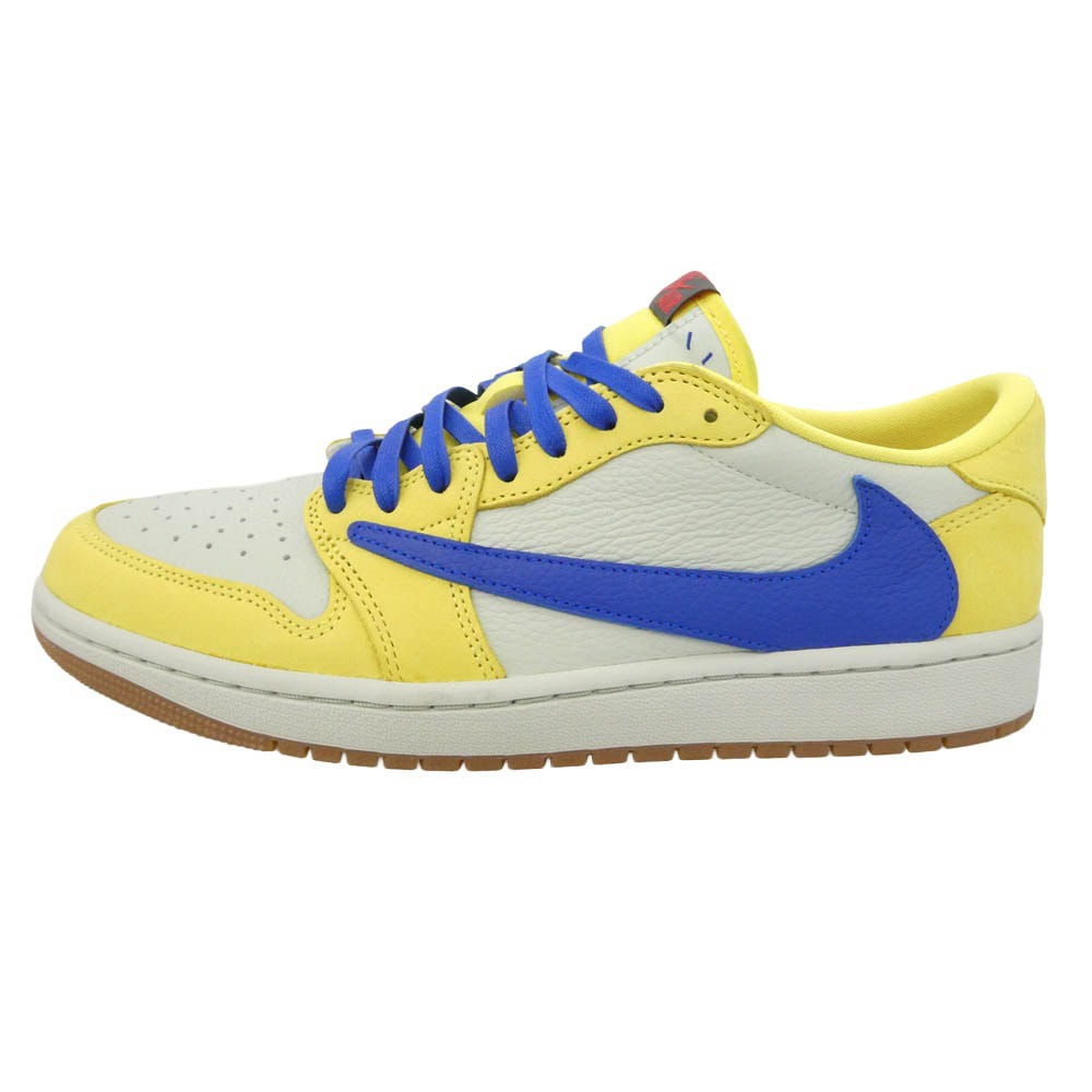 NIKE ナイキ DZ4137-700 【フェイクバスターズ鑑定済】Travis Scott Women's Air Jordan 1 Retro Low OG Canary【中古】