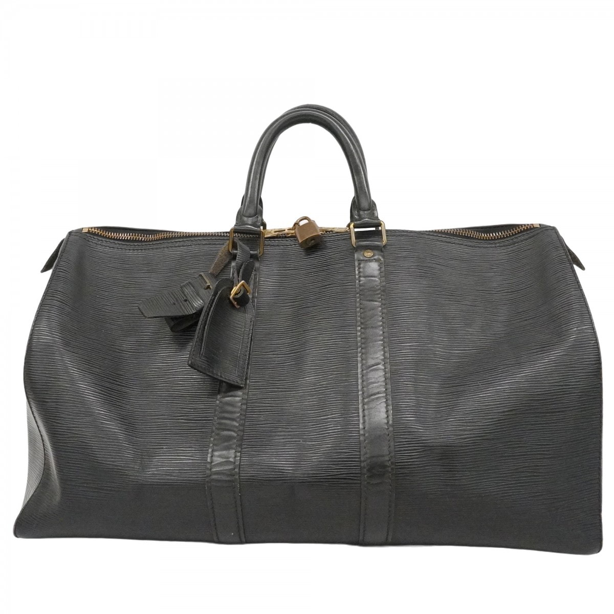 【6dc2582】ルイヴィトン ボストンバッグ エピ キーポル45 M42972 ノワール【中古】メンズ レディース ユニセックス