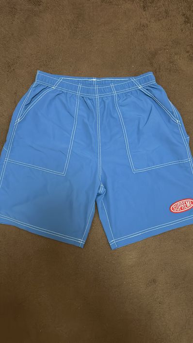 Supreme Nylon Painter Short "Pale Blue" (23SS)