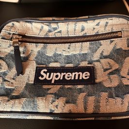 Supreme Fat Tip Jacquard Denim Waist Bag