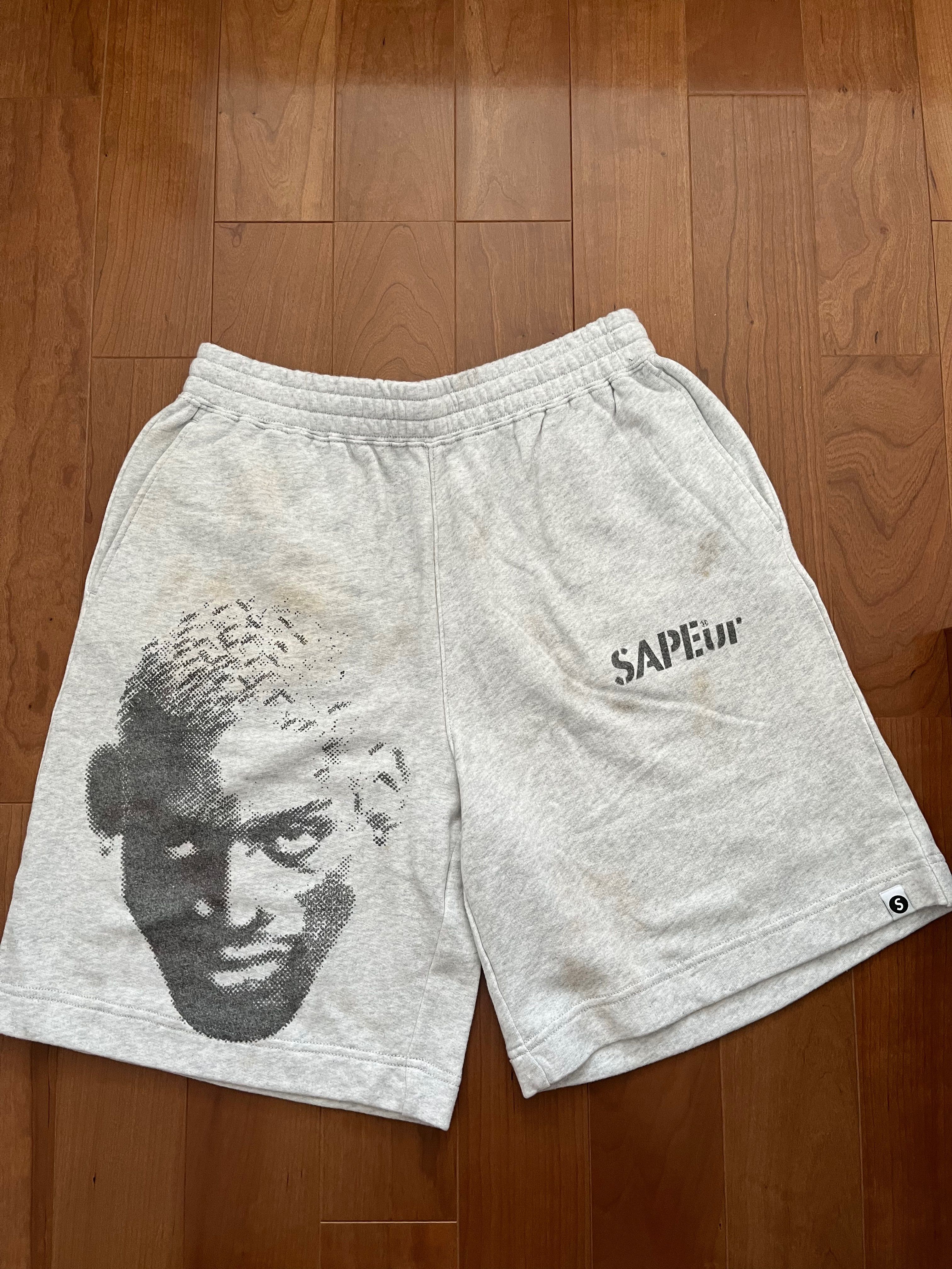 SAPEur Vintage Sweat shorts Basketman "Gray"
