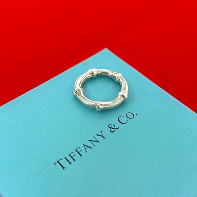 TIFFANY&Co. ティファニー バンブー シルバー925 リング・指輪 8号 シルバー
0-001