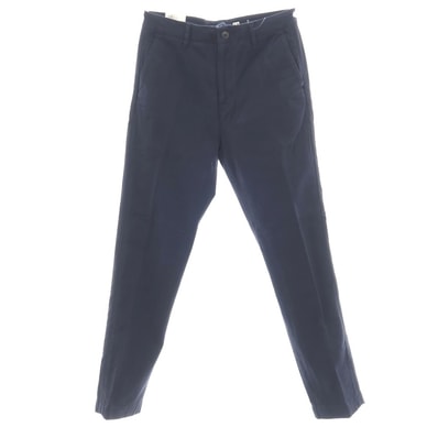 【中古】リーバイス メイドアンドクラフテッド LEVI'S MADE & CRAFTED CHINO コットン カジュアルスラックスパンツ ネイビー【サイズ29】【メンズ】