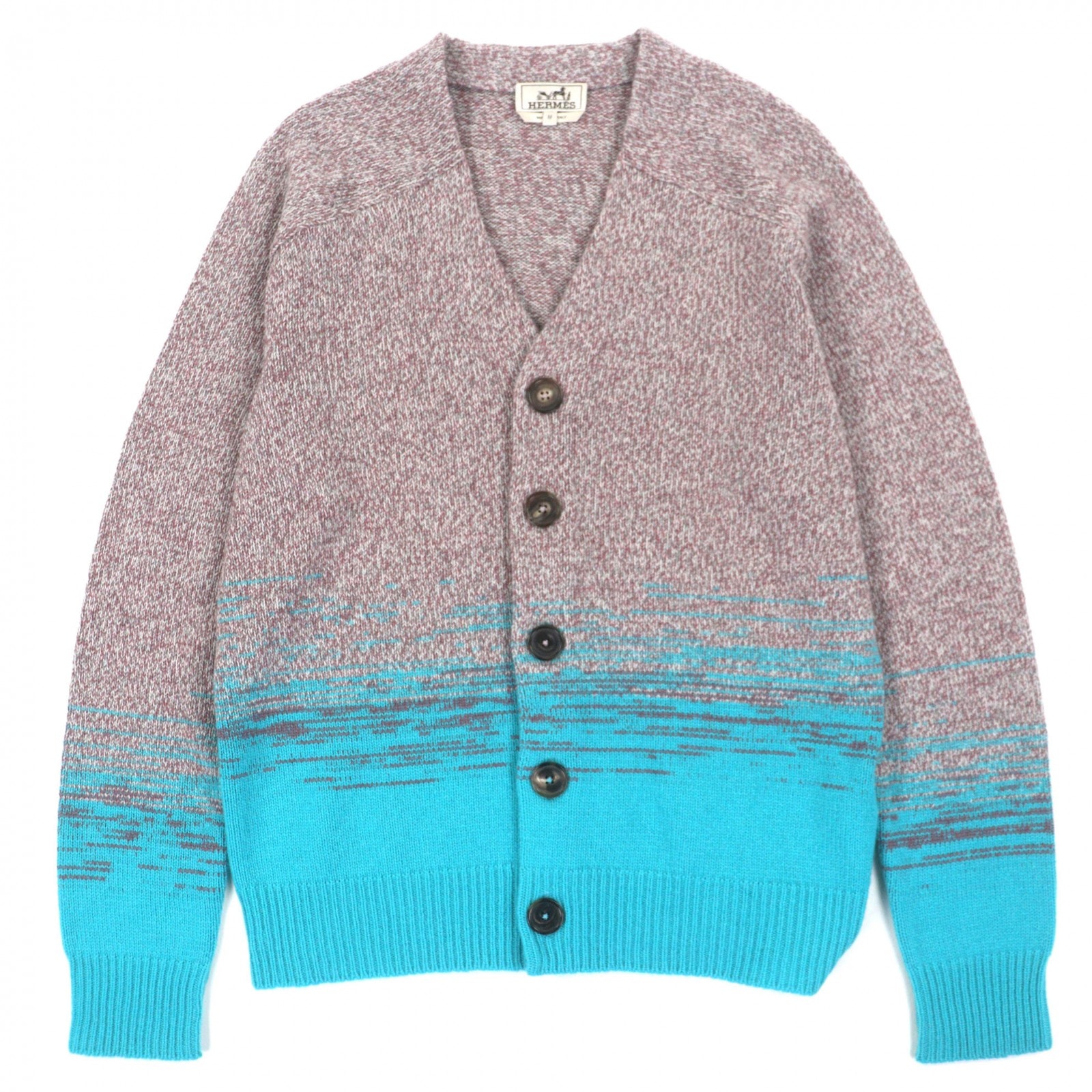 未使用品 エルメス カーディガン ピンク系 メンズ M