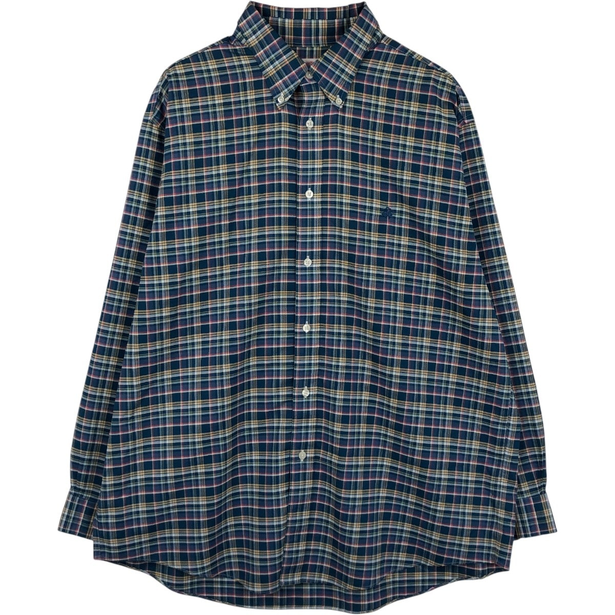 古着 ブルックスブラザーズ Brooks Brothers Est.1818 MADISON 長袖 ボタンダウンチェックシャツ メンズXL相当/eaa665976
