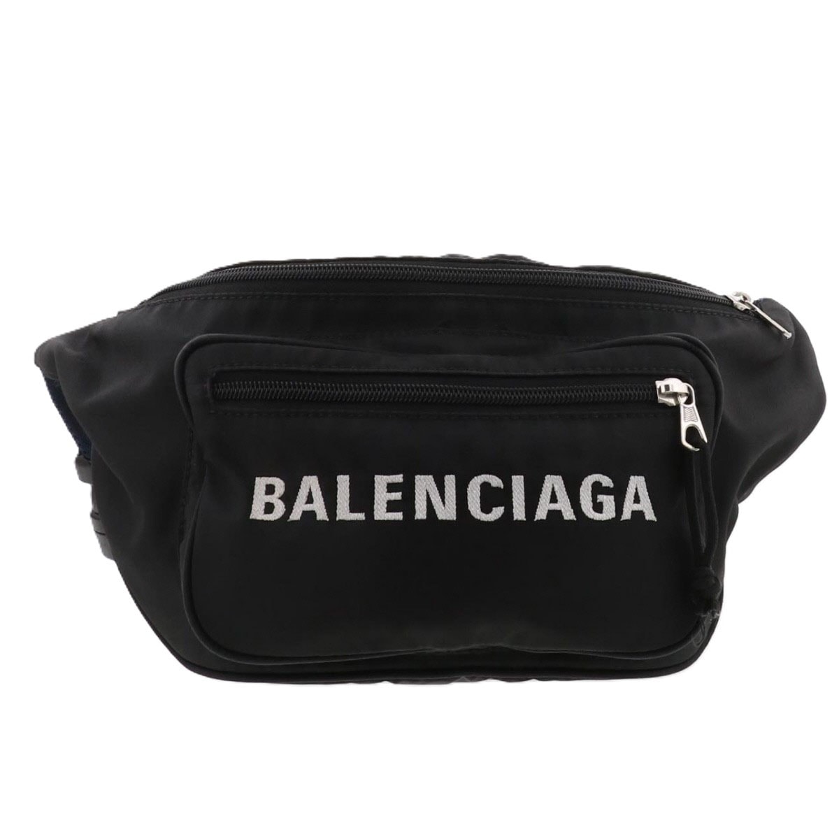 BALENCIAGA バレンシアガ エクスプローラー ベルトバッグ ボディバッグ 533009 ナイロン ブラック メンズ【中古】