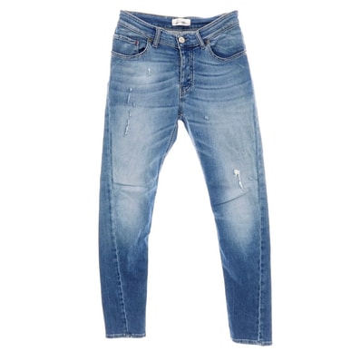 【中古】ピーエムディーエス PMDS ストレッチ コットン イージーデニムパンツ ジーンズ ブルー【サイズ30】【メンズ】