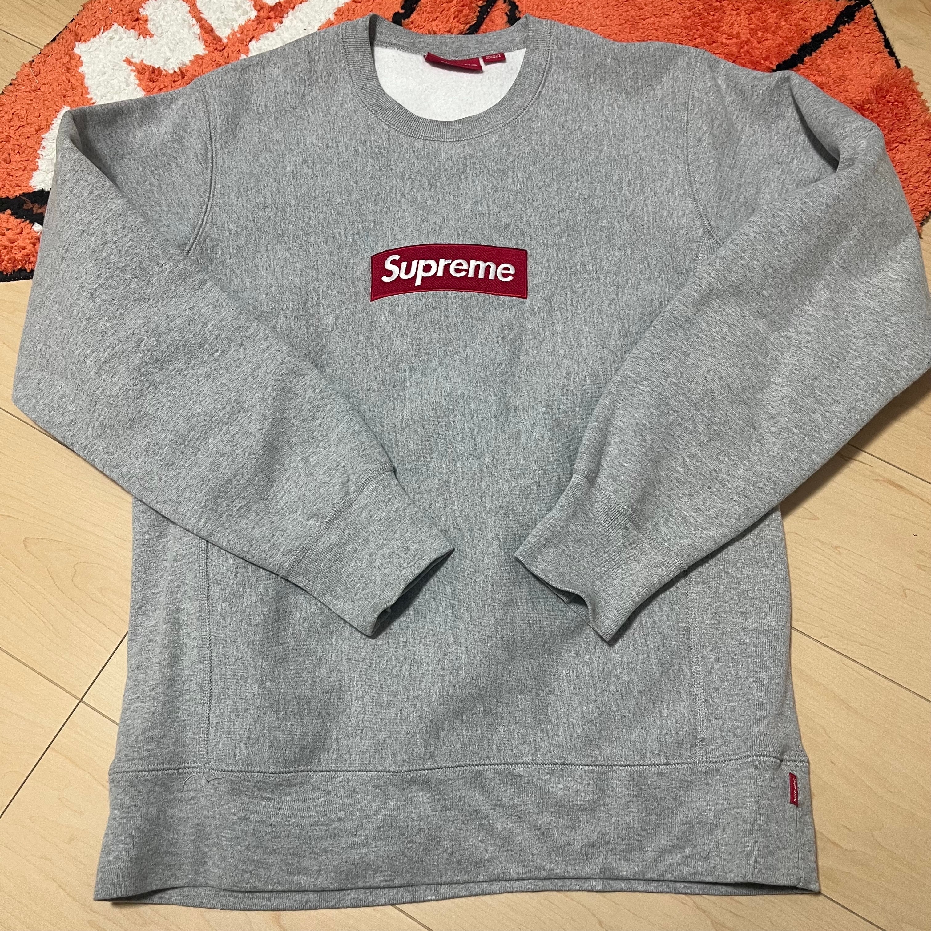 Supreme Box Logo Crewneck "Grey" (15FW)