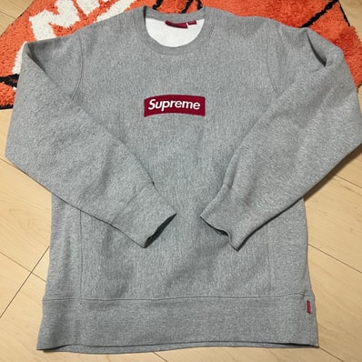 Supreme Box Logo Crewneck "Grey" (15FW)