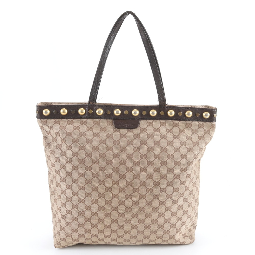 グッチ GGキャンバススタッズ 208940 トート バッグ