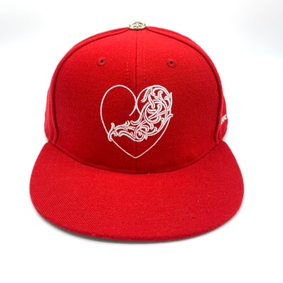 Chrome Hearts Fitted Wool Acrylic Cap "Red"