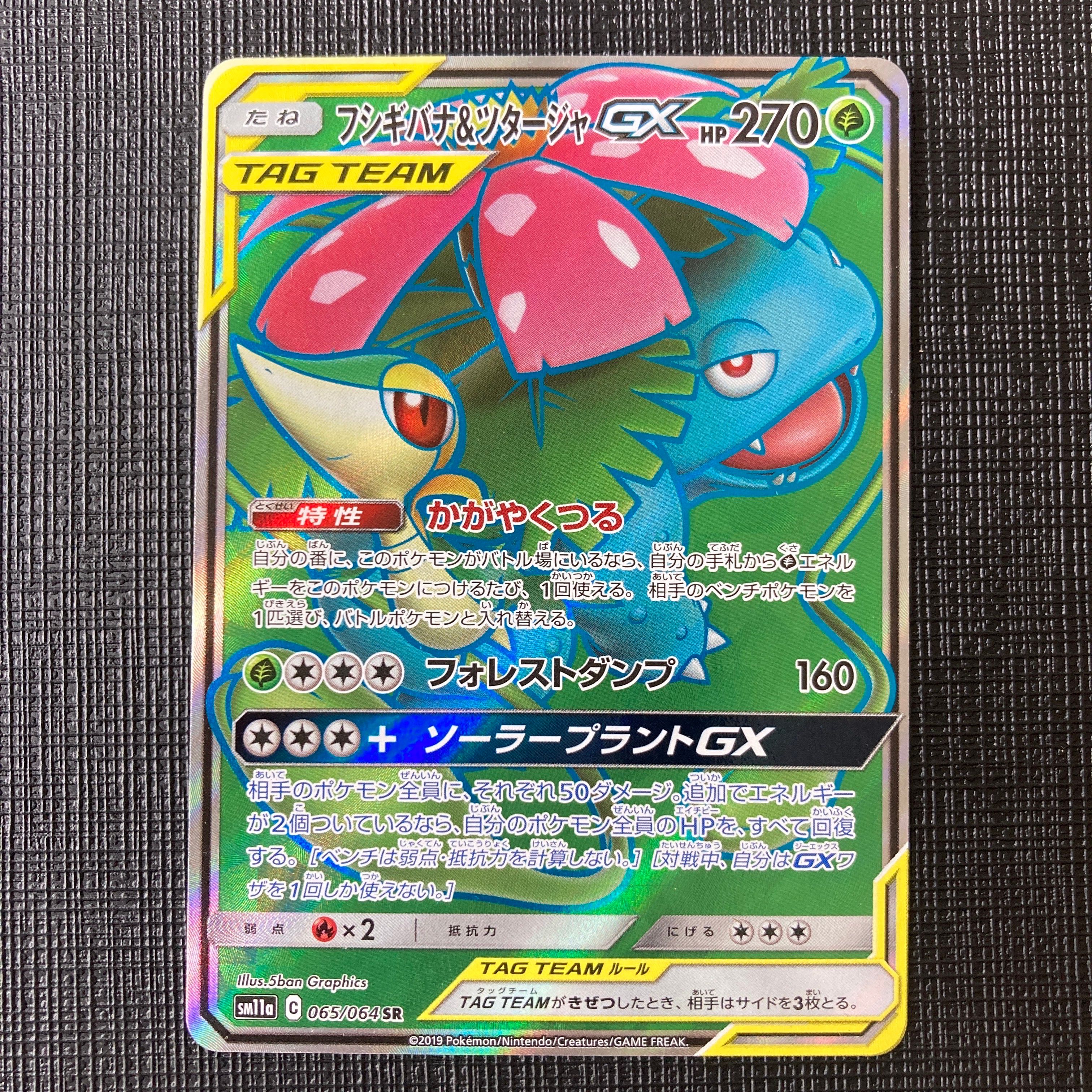 フシギバナ&ツタージャGX SR[SM11a 065/064](強化拡張パック「リミックスバウト」)