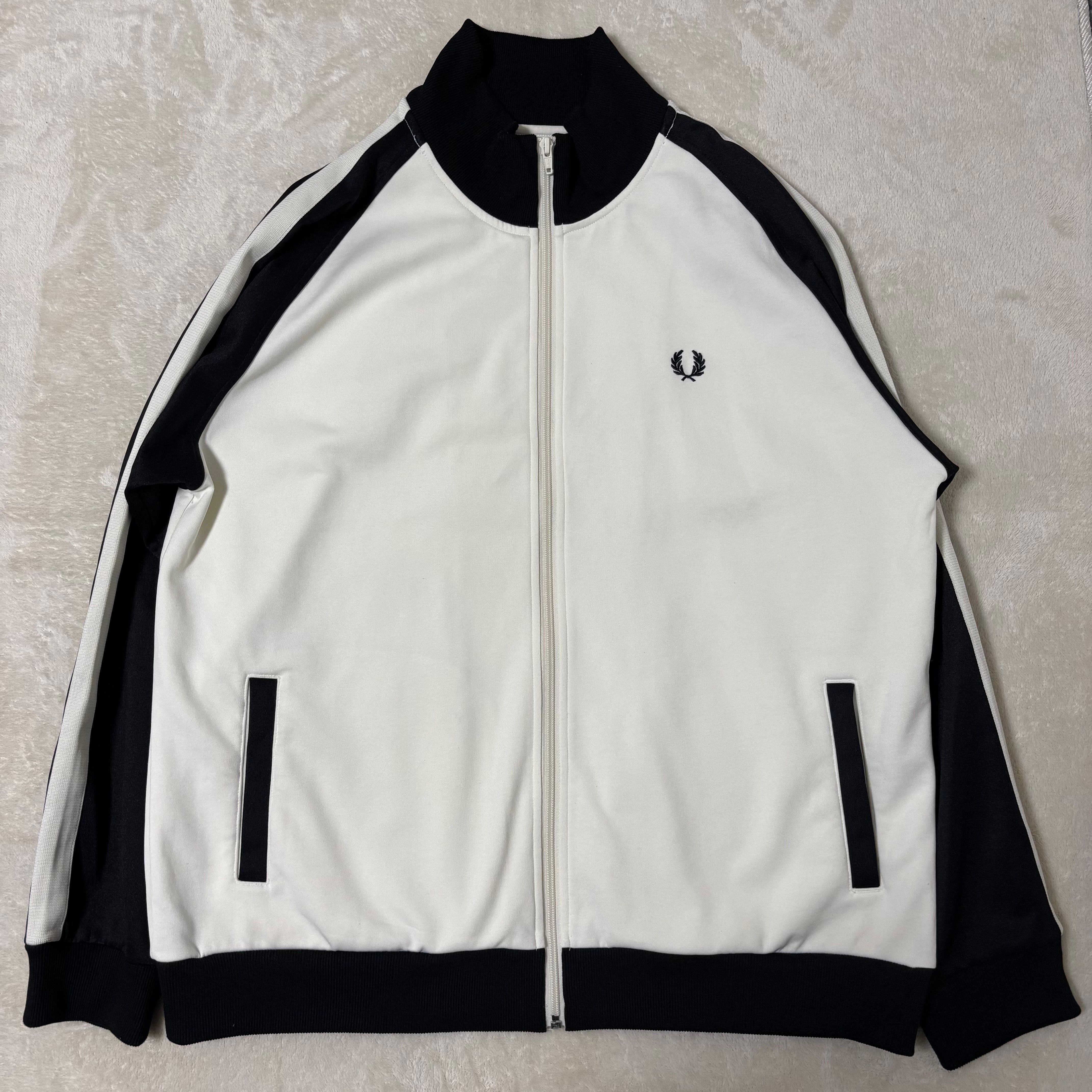 FRED PERRY x BEAMS / Exclusive Track Jacket "Ecru/Black"