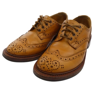 Tricker's トリッカーズ その他靴 M5633D 英国製 BOURTON DAINITE SOLE バートン ダイナイトソール レザー シューズ ライトブラウン系 8.5【中古】