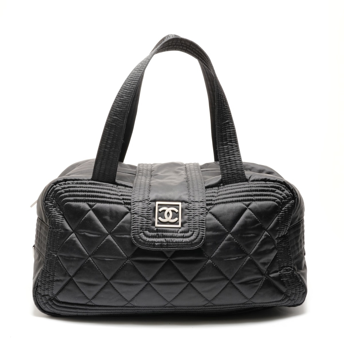 シャネル CHANEL 10番台 2005-2006 ナイロン スポーツライン ボストンバッグ ハンドバッグ【中古】