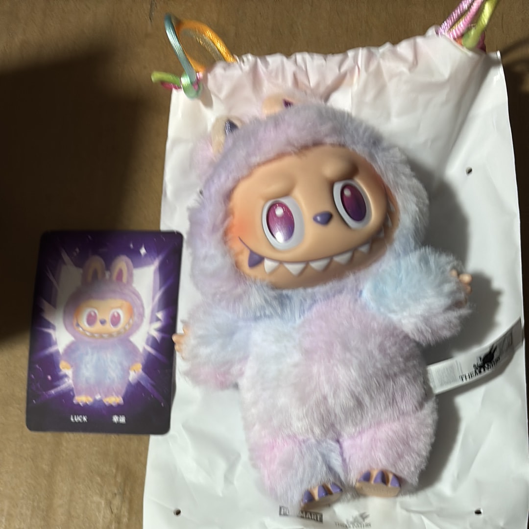 POP MART THE MONSTERS (LABUBU) Big into Energy Series Plush Pendant LUCK