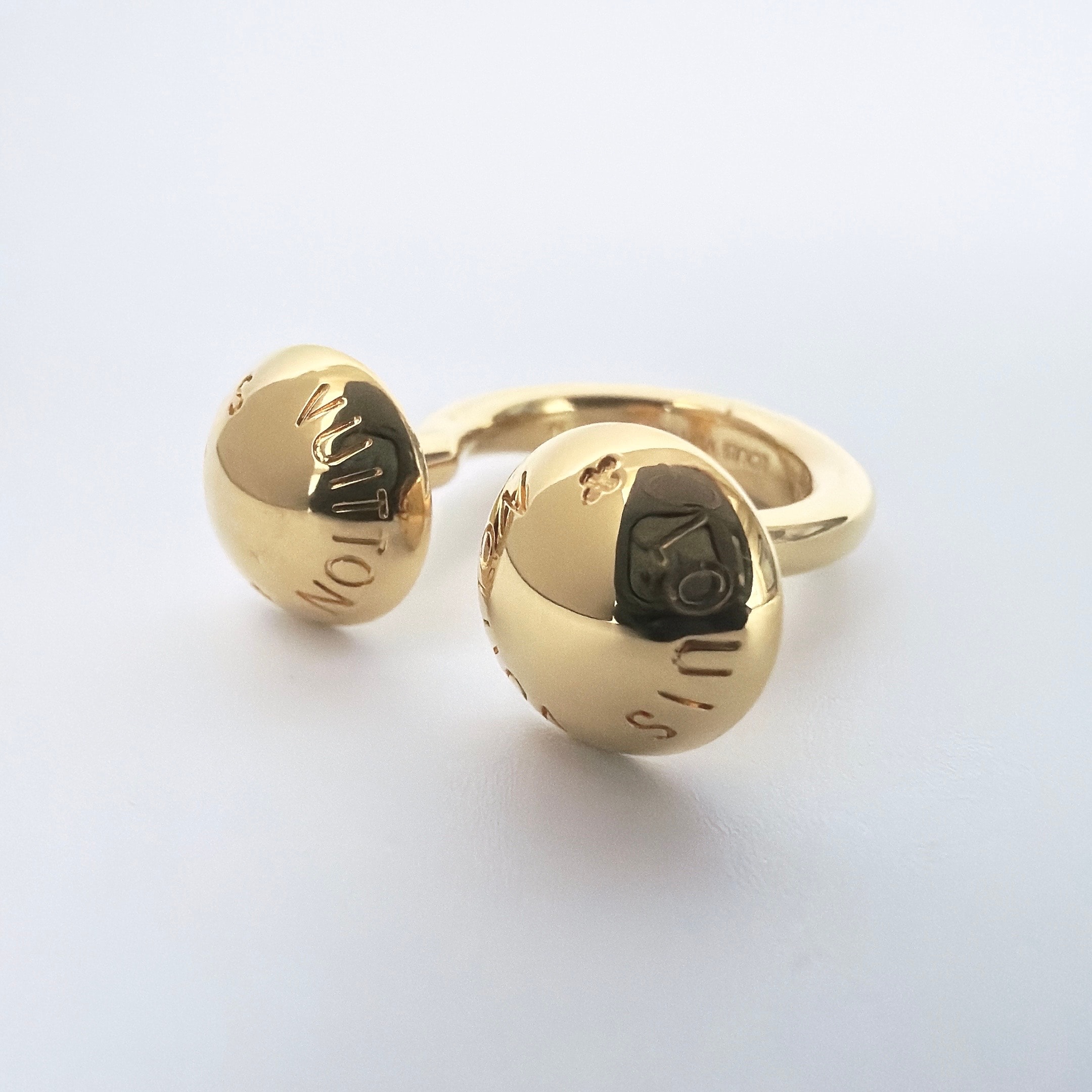 LOUIS VUITTON ルイヴィトン バーグ・スタッディーリング 指輪 12号 レディース アクセサリー M64899 極美品