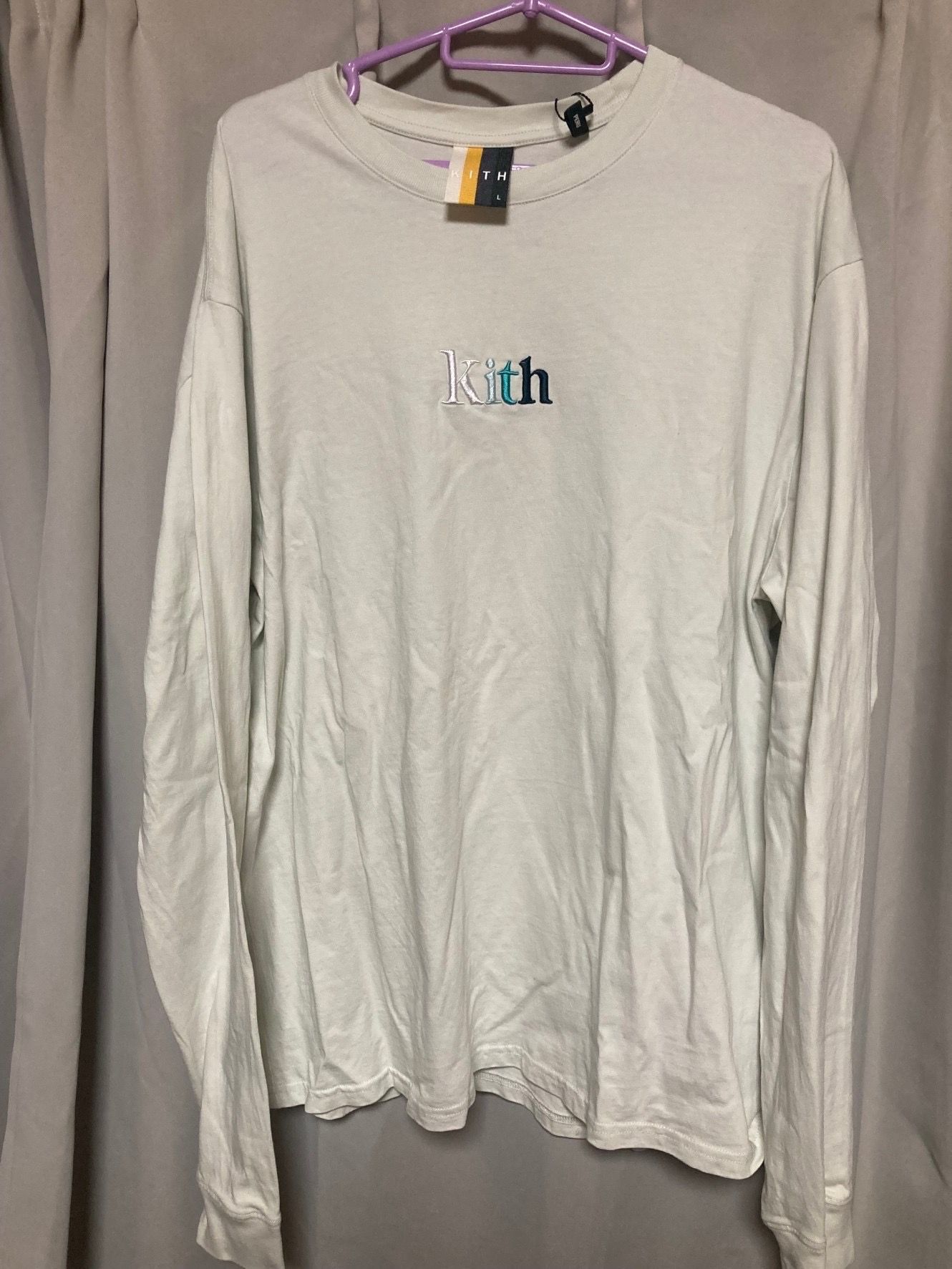 Kith LS Serif T-Shirt "Green"