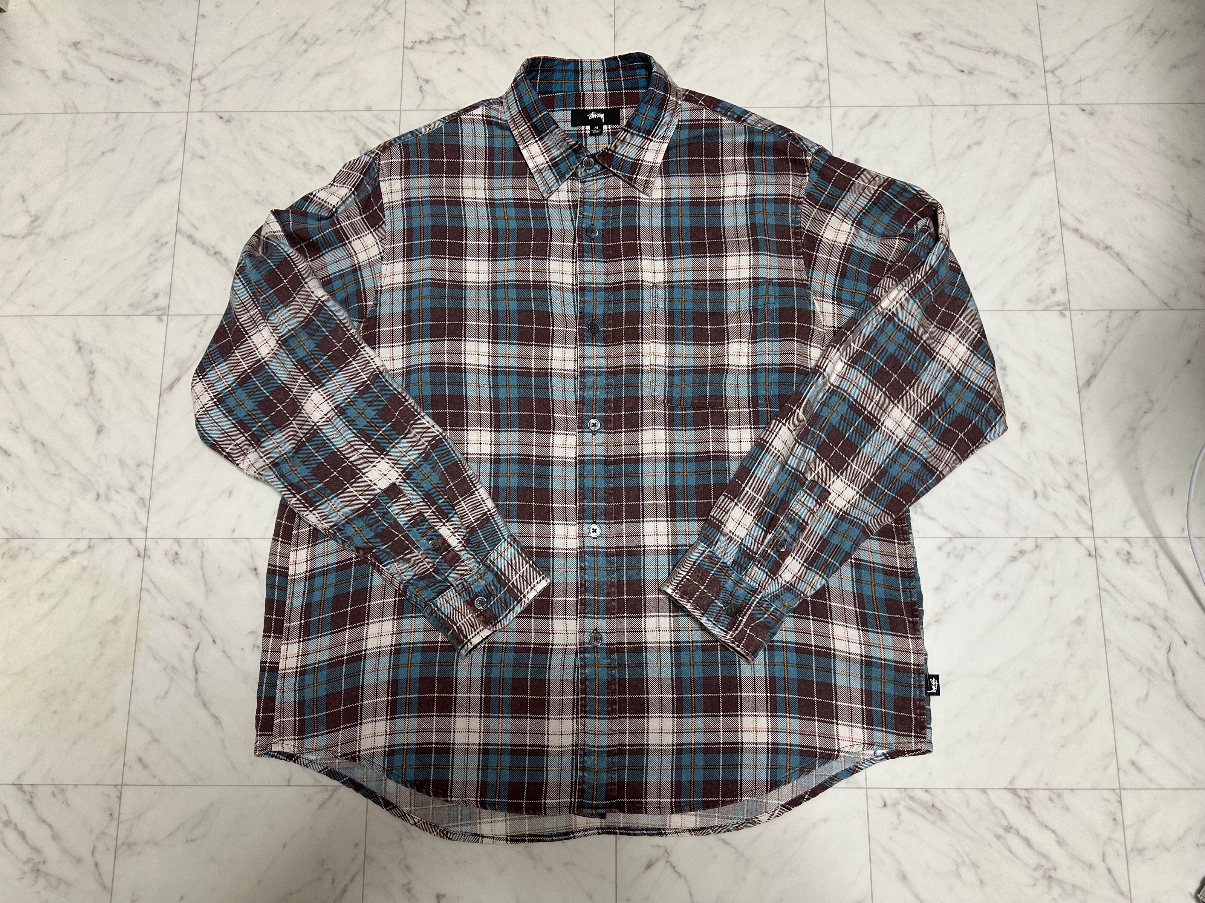 Stussy Matthew Plaid Shirt "Brown"
