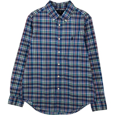 古着 ラルフローレン Ralph Lauren 長袖 ボタンダウンチェックシャツ レディースM相当/eaa640192