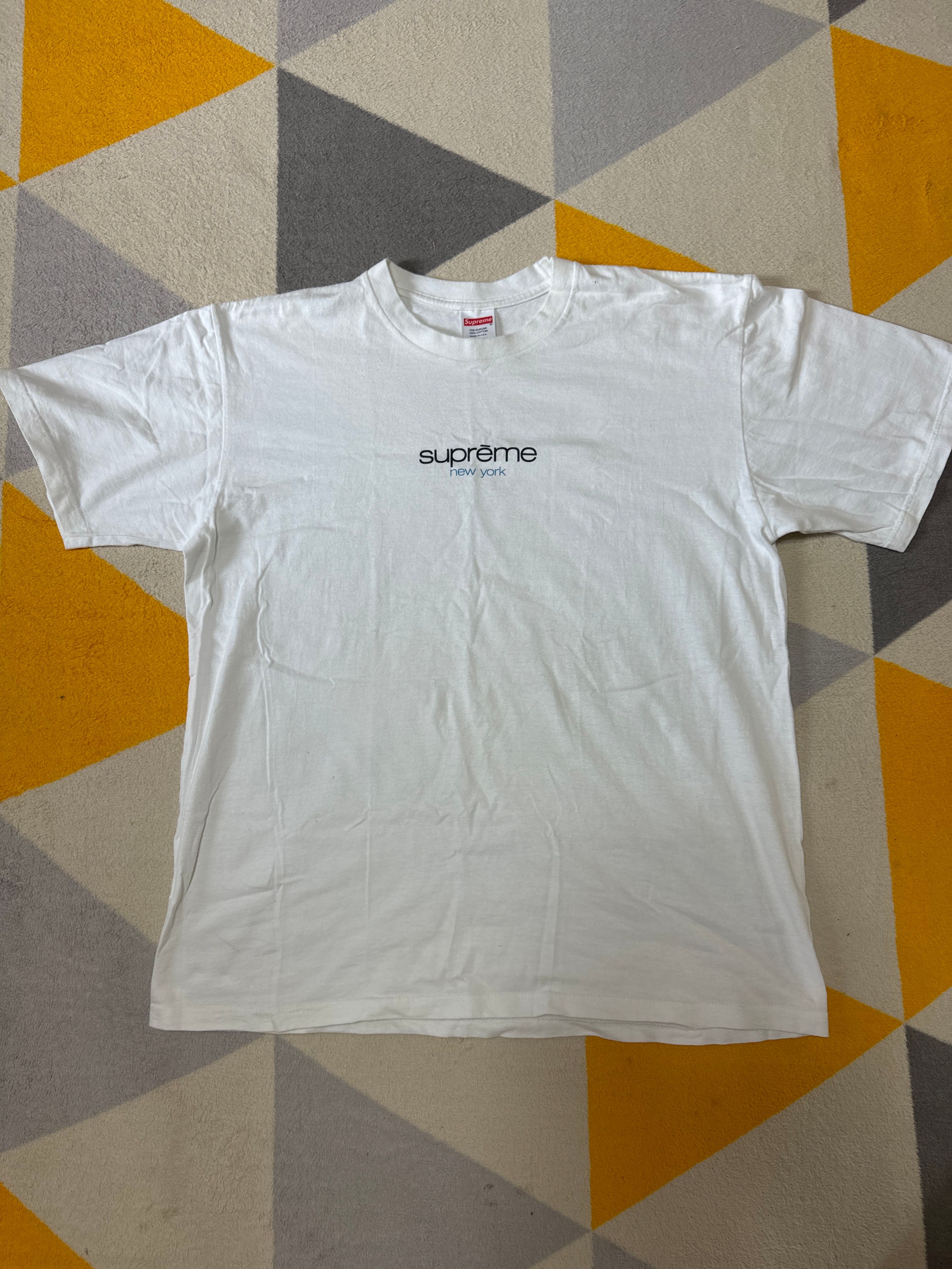 Supreme Classic Logo Tee "White"