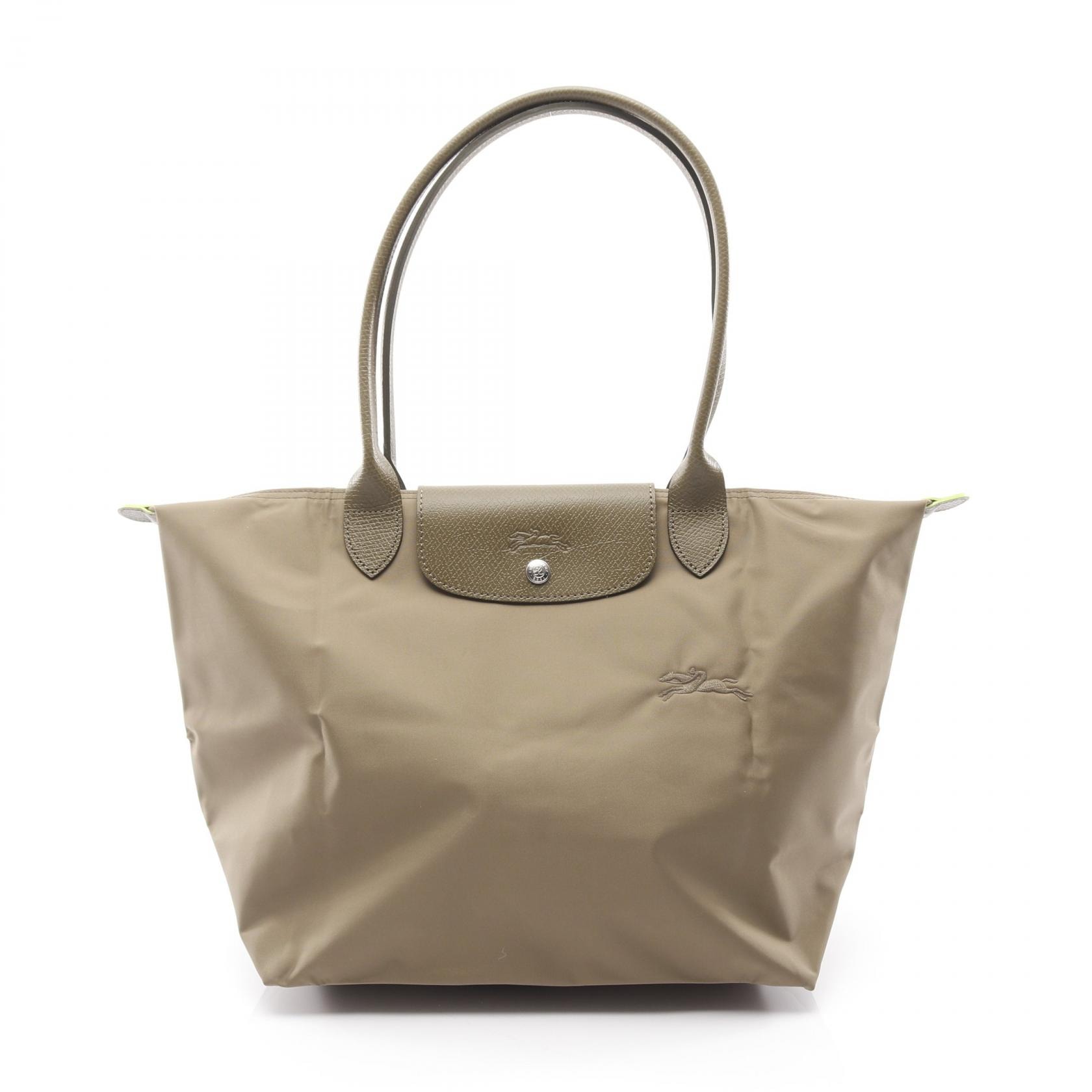 ロンシャン Longchamp ル プリアージュ グリーン L ショルダーバッグ バッグ キャンバス レザー レディース カーキ系 L1899919M04 【新品】